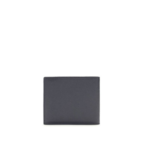 Ferragamo Blue Calf Leather Bos Taurus Wallet