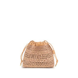 Chloé Beige Raffia Shoulder Bag