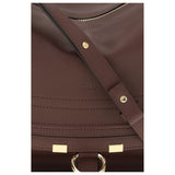 Chloé Bordeaux Calf Leather Bos Taurus Shoulder Bag