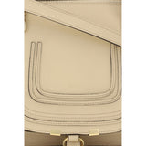 Chloé Beige Calf Leather Bos Taurus Handbag