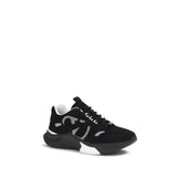 Valentino Garavani Black Polyester Athletic Sneakers
