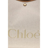 Chloé Beige Cotton Shoulder Bag