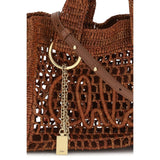 Chloé Brown Raffia Shoulder Bag