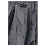 Miu Miu Gray Polyester Mini Skirt