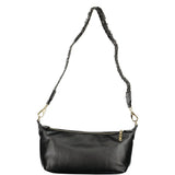 Mario Valentino Nero Polyurethane Women's Bag with Adjustable Shoulder Strap