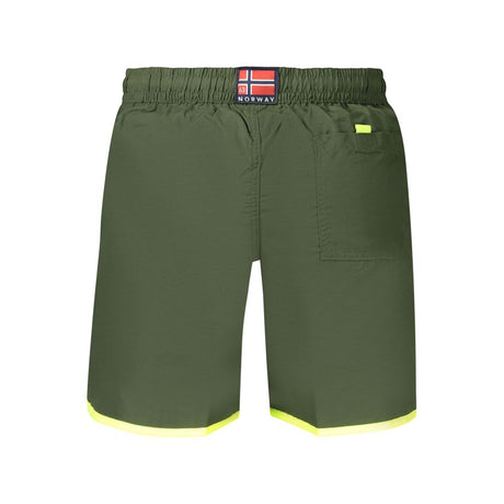 Norway 1963 Green Polyamide Men's Shorts