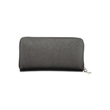 Mario Valentino Black Polyurethane Womens Wallet