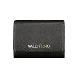 Mario Valentino Black Polyurethane Womens Wallet