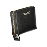 Mario Valentino Black Polyurethane Women's Wallet