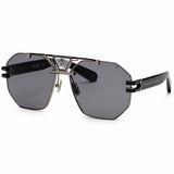 Philipp Plein Black Metal Sunglasses