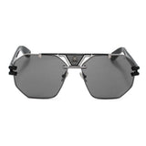 Philipp Plein Black Metal Sunglasses