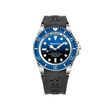 Bobroff Black Rubber Sport Watch