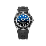 Bobroff Black Rubber Sport Watch