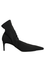 Dolce & Gabbana Black Stretch Socks Heels Ankle Boots Shoes