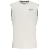 Nike White Polyester Men's Tank