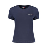 Tommy Hilfiger Blue Cotton Women T-Shirt