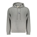 Calvin Klein Gray Cotton Men's Hoodie