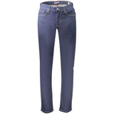 Norway 1963 Blue Cotton Men's Jean for a Timeless Casual Look