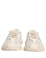 Dolce & Gabbana White Lace NS1 Low Top Sneaker Sports Shoes