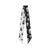 Alexander McQueen Black Silk Scarf