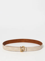 Liu Jo Beige Leather Regular Belt