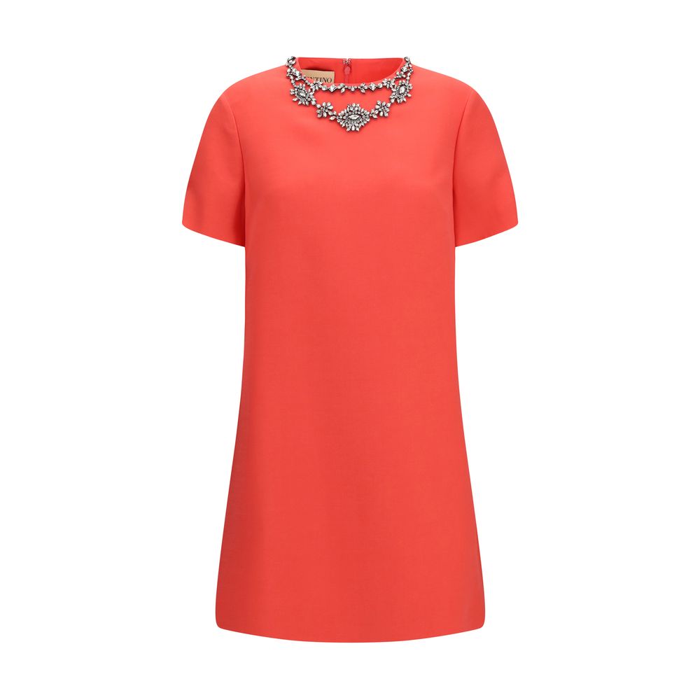 Valentino Multicolor Wool Oves Aries Casual Dress