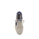Golden Goose White Goatskin Low Top Sneakers
