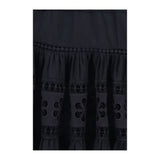 Charo Ruiz Black Cotton Casual Dress