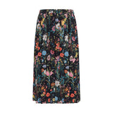 Gucci Multicolor Silk Midi Skirt