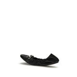 Gucci Black Calf Leather Bos Taurus Ballet Flats