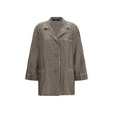 Gucci Beige Silk Dress Shirt