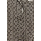 Gucci Beige Silk Dress Shirt