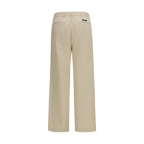 Prada Beige Cotton Casual Pants