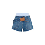 Alexander Wang Blue Cotton Bermuda Shorts