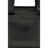 Miu Miu Brown Calf Leather Bos Taurus Shoulder Bag