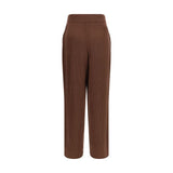 Brunello Cucinelli Brown Cashmere Casual Pants