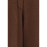 Brunello Cucinelli Brown Cashmere Casual Pants