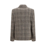 Brunello Cucinelli Multicolor Alpaca Vicugna Pacos Jacket
