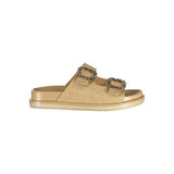 Laura Biagiotti Beige Polyurethane Women's Slipper
