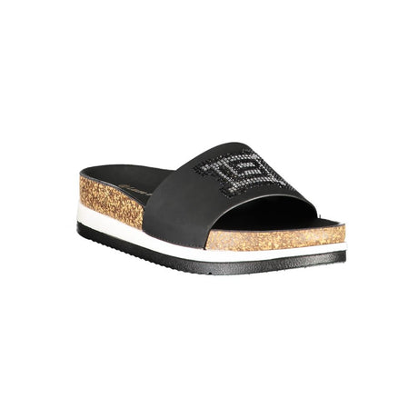 Laura Biagiotti Nero Polyurethane Women's Slipper