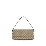 Gucci Brown Fabric Shoulder Bag
