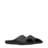 The Row Black Cotton Slippers