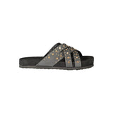 Laura Biagiotti Black Polyurethane Women's Sandal