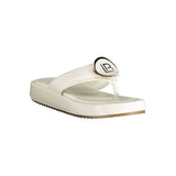Laura Biagiotti White Polyurethane Women Sandal