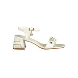 Laura Biagiotti White Polyurethane Women's Sandal