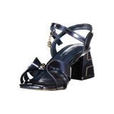 Laura Biagiotti Blue Polyurethane Women's Sandal
