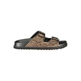Laura Biagiotti Brown Polyurethane Women's Slipper