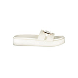 Laura Biagiotti Bianco Polyurethane Womens Sandal