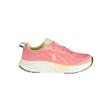 U.S. POLO ASSN. Pink Polyurethane Women's Sneaker