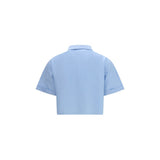Miu Miu Blue Cotton Shortsleeve Shirt